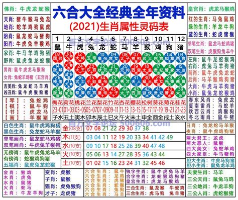 六合彩生肖对照表|2024年【六合彩生肖号码】属性知识对照表